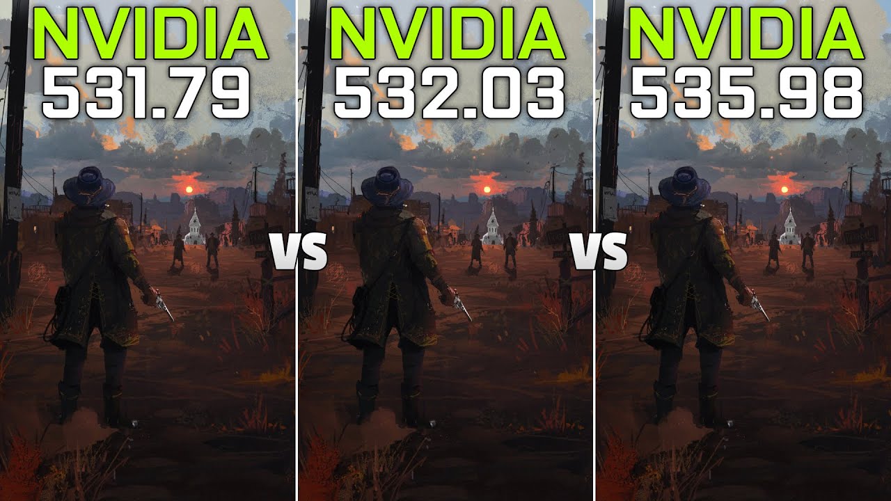 Nvidia Drivers (531.79 vs 532.03 vs 535.98) Test in 5 Games RTX 3060Ti - Comparison Test