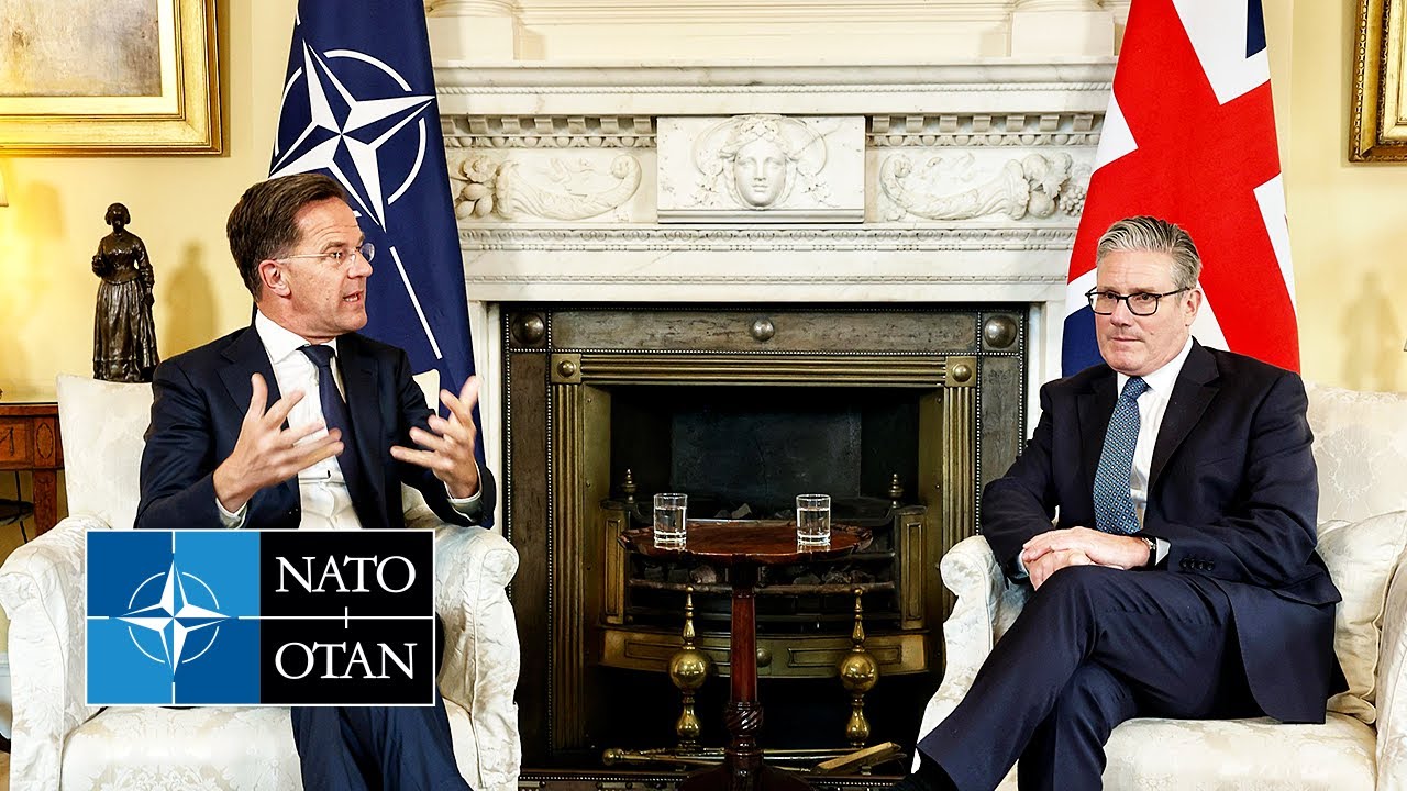 NATO Secretary General with the Prime Minister of the United Kingdom 🇬🇧 Keir Starmer, 09 JUN 2025