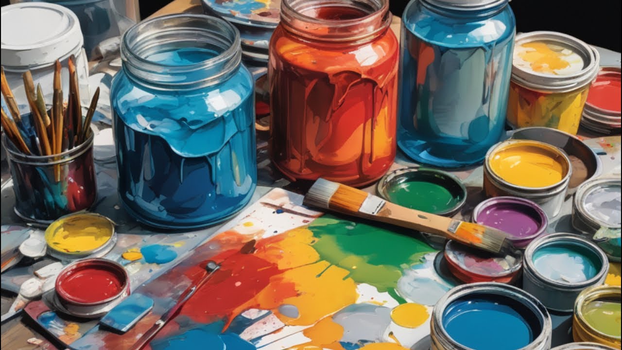 Clase magistral de acr&iacute;lico para principiantes, t&eacute;cnica pincel seco,tutorial paso a paso