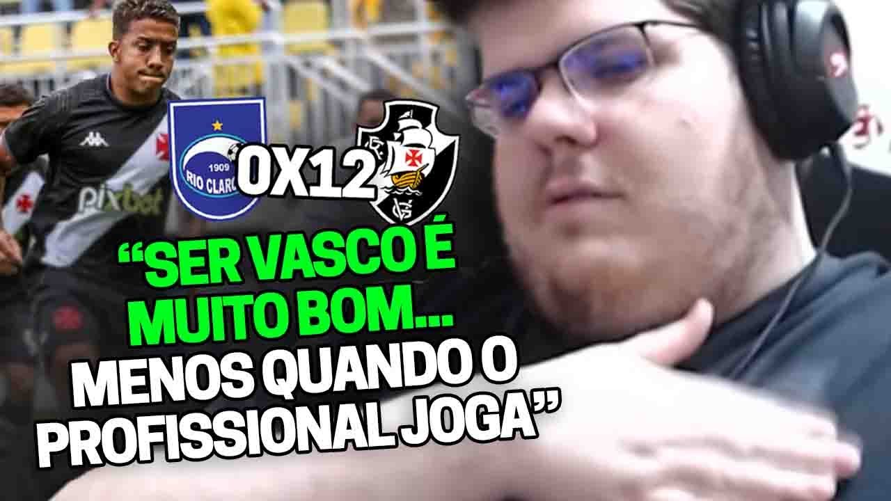 CASIMIRO REAGE: RIO CLARO 0 X 12 VASCO PELA COPINHA | Cortes do Casimito