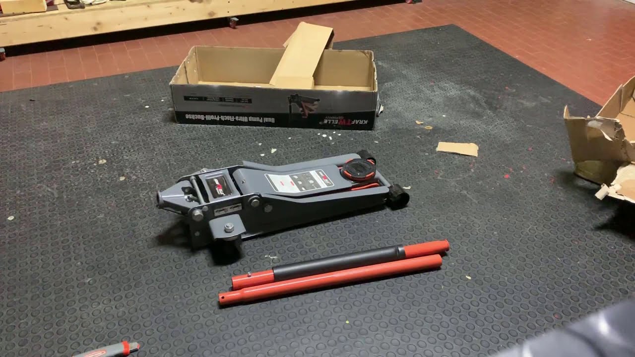 Unboxing Cric crick idraulico carrello sollevatore Martinetto 3t  € 119.00