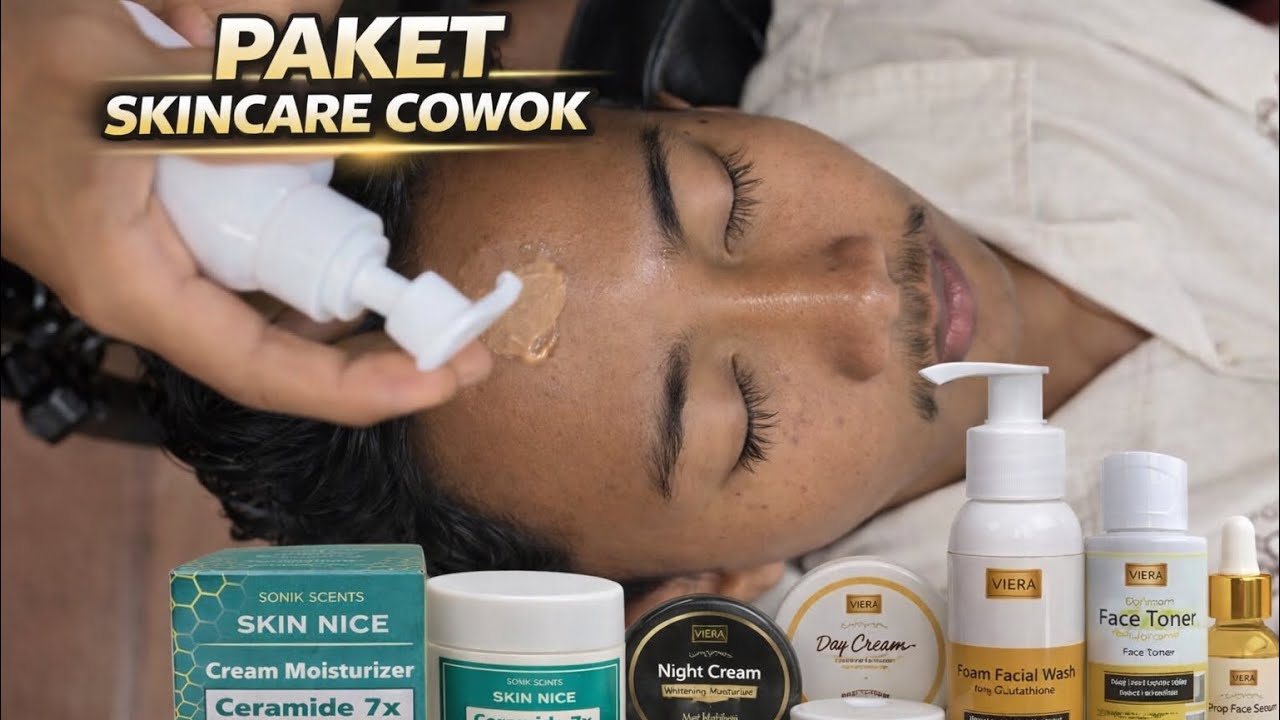1 paket scincare cowok #skincare 
