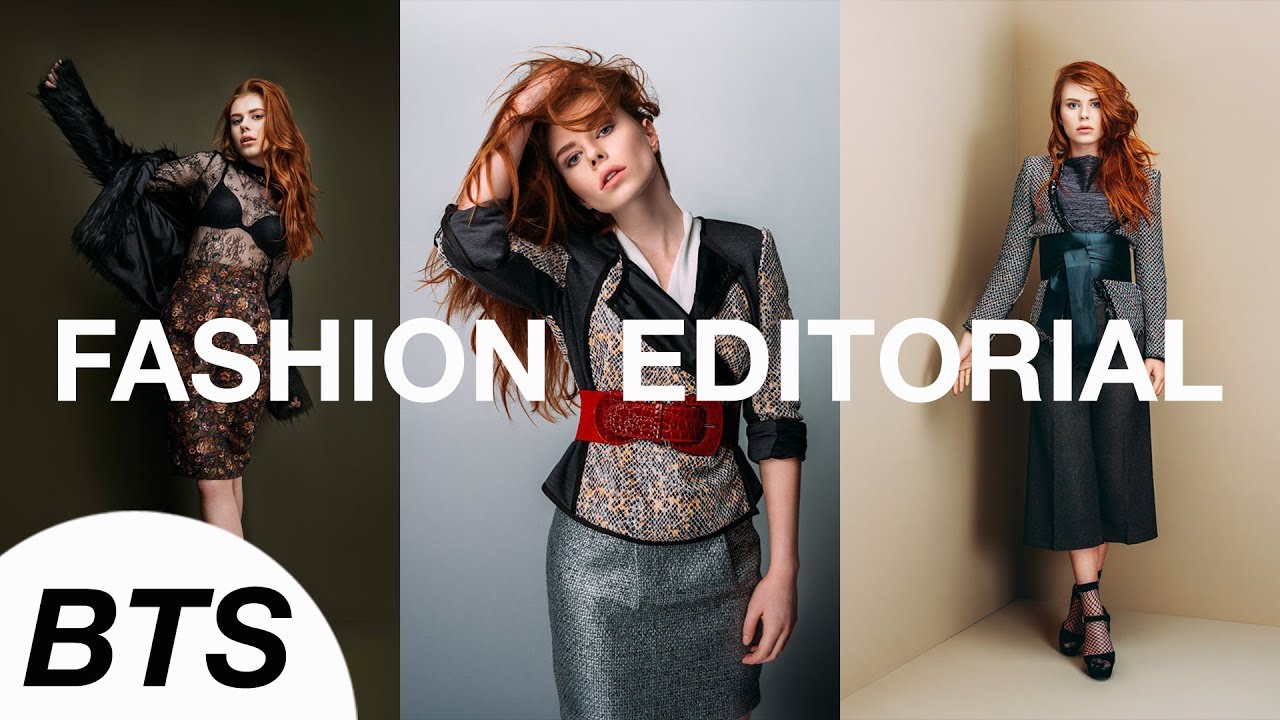 Fashion Editorial Photoshoot Behind The Scenes and Images