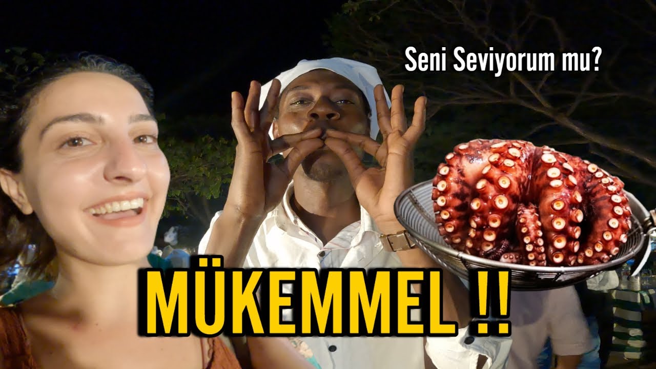 ZANZİBAR'IN EN LEZZETLİ SOKAK YEMEKLERİ / GECE PAZARI ~ 44