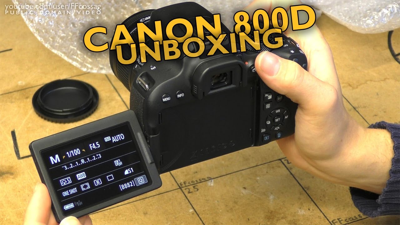 Blog. Canon 800D unboxing & first look (It's not bad!)