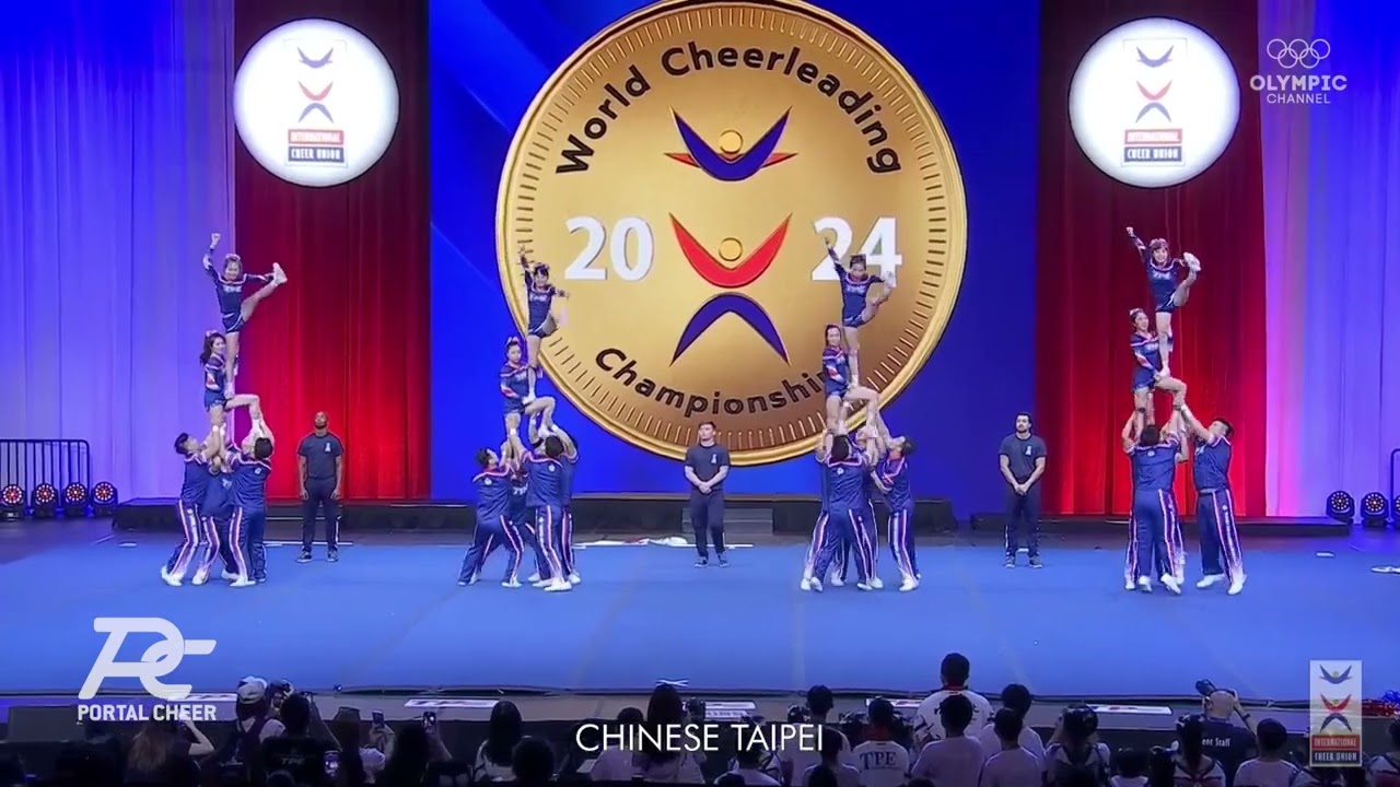 Team Chinese Taipei Coed Premier ICU World Cheerleading Championship 2024 Semi Finals