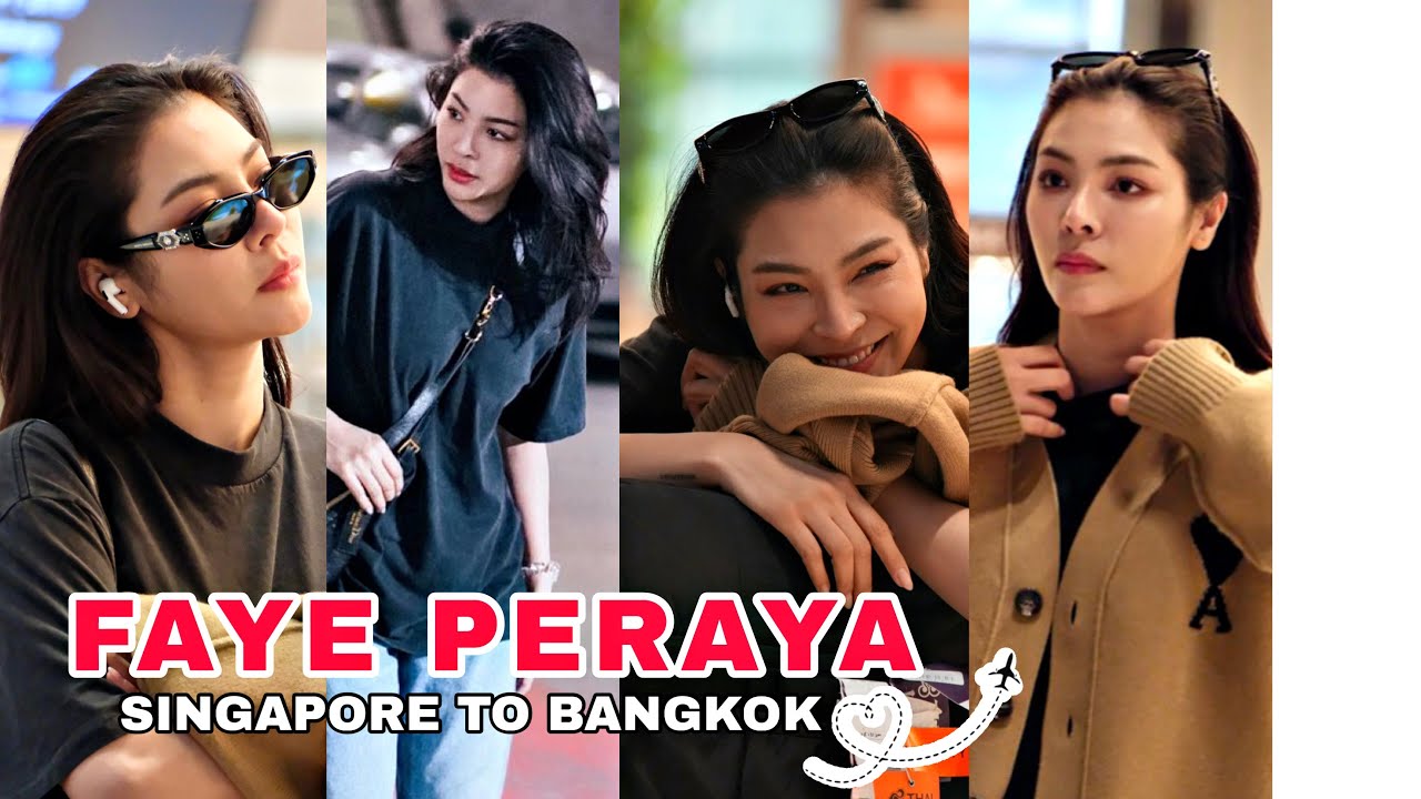 FAYE PERAYA Singapore🇸🇬 to Bangkok🇹🇭🛬 |20250720 | Airport Scene
