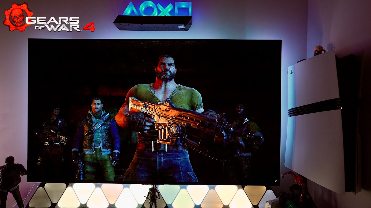 Gears of War 4 Gameplay on LG OLED C2 42" OLED Gaming TV | PC Ultra Graphics Settings