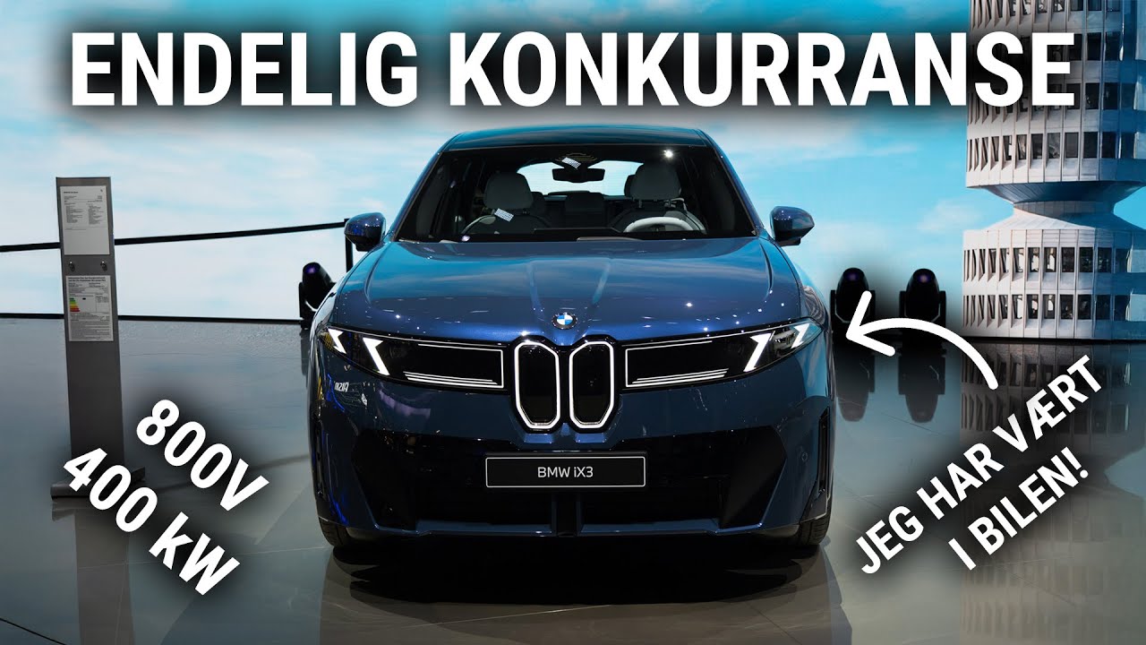 Jeg har sittet i BMW iX3 Neue Klasse! ENDELIG har tyskerne skjønt det