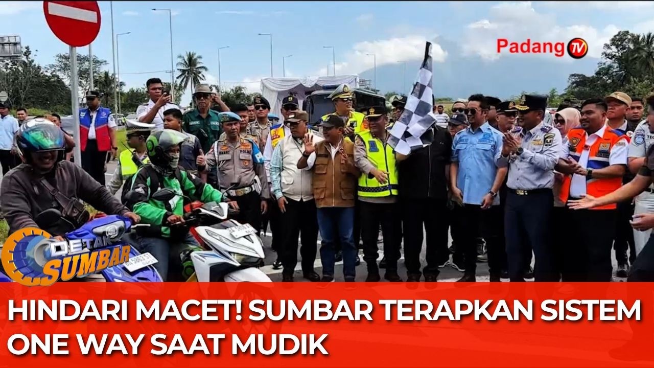 Hindari Macet! Sumbar Terapkan Sistem One Way Saat Mudik