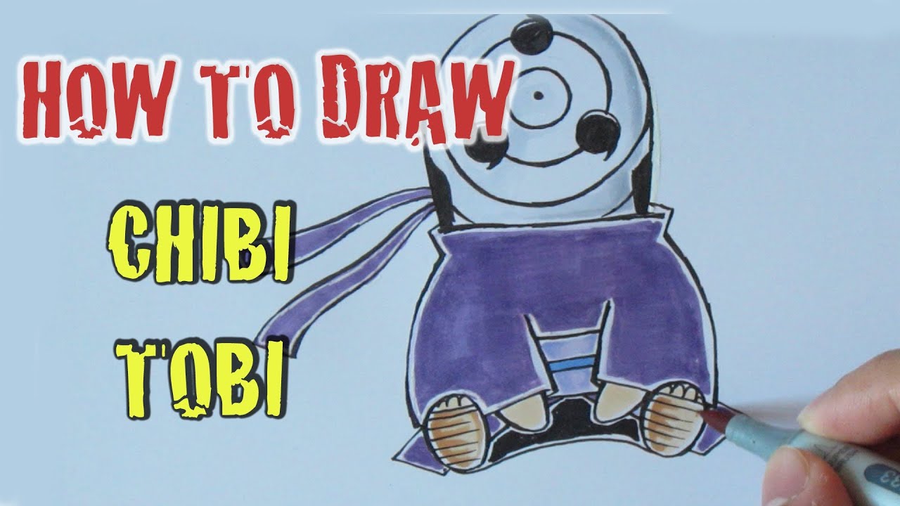 Tutorial: How to draw Chibi Tobi from Naruto トビ