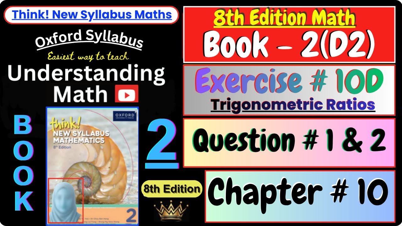 Exercise 10D Question 1 & 2 | Chapter 10 | Book 2 (D2) | Think New Syllabus Mathematics 8th Edition