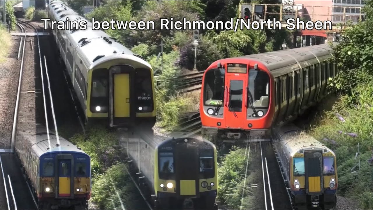 Trains between Richmond/North Sheen