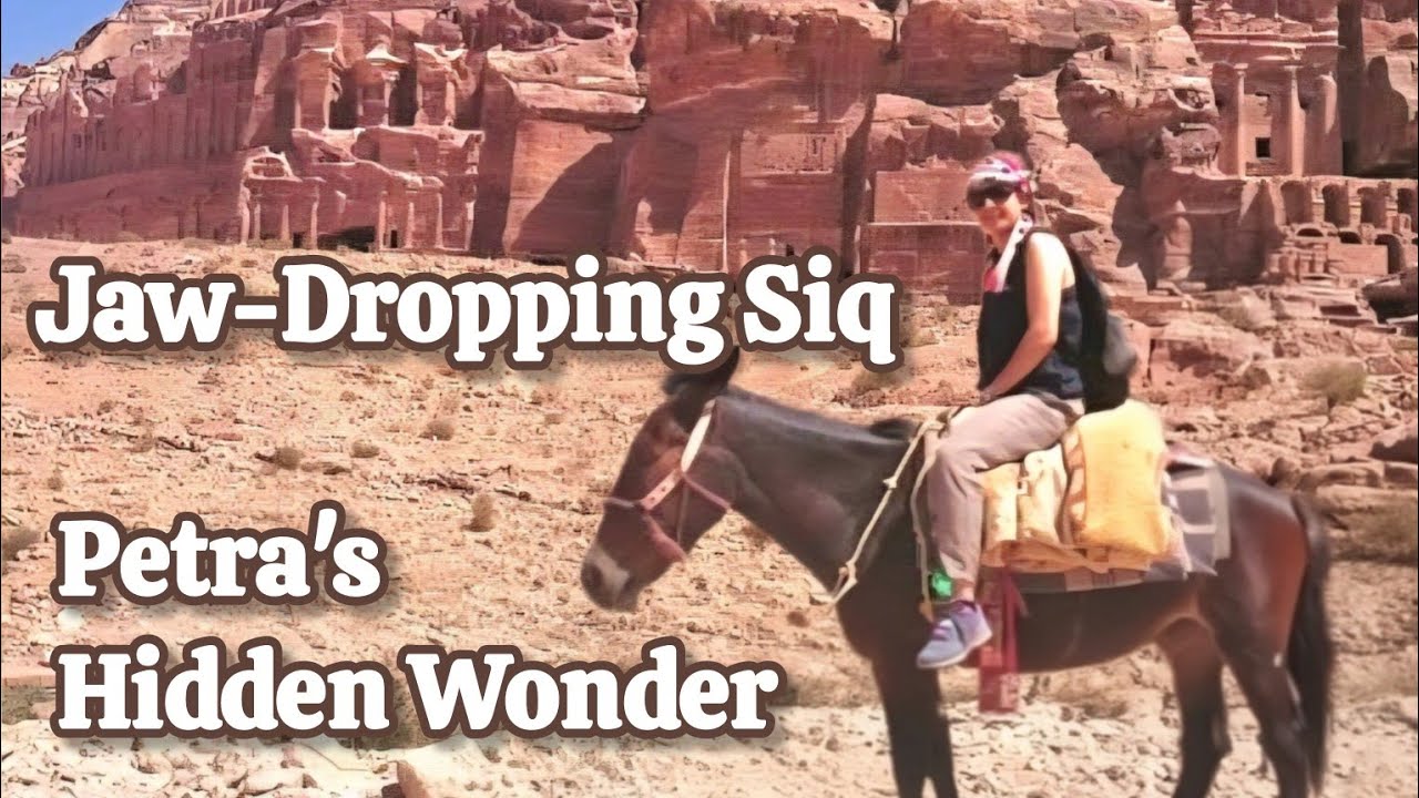 Breathtaking Petra's Siq: Epic Ride to the Hidden Treasury | Jaw-Dropping Jordan Adventure!