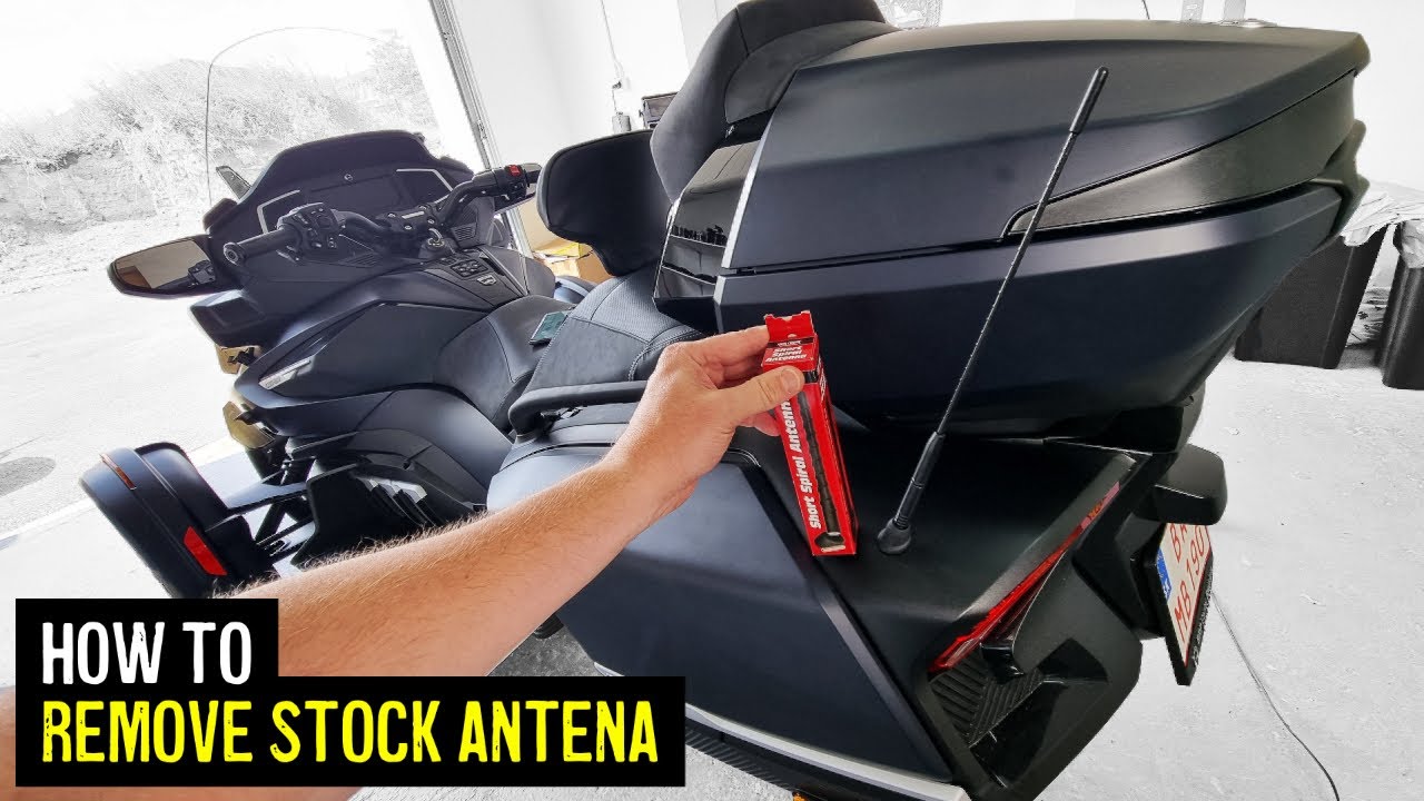 How to remove stock antenna on Can-Am Spyder