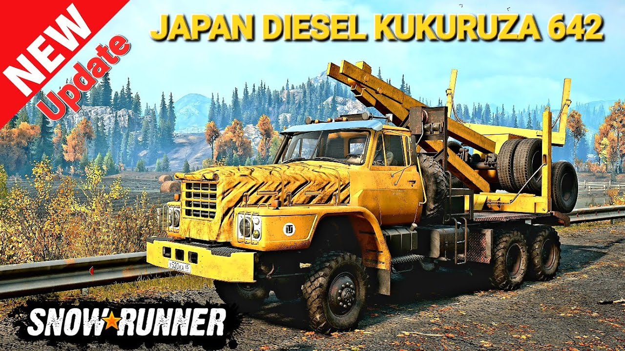 New Update JAPAN DIESEL KUKURUZA 642 Truck Mods In SnowRunner 