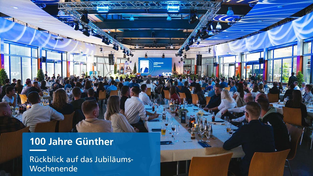 100 Jahre GÜNTHER - Rückblick auf das Jubiläumswochenende
