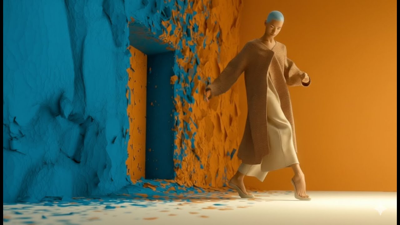 AI Surreal Dancing | AI Fashion & Dance short film | This film made by AI.