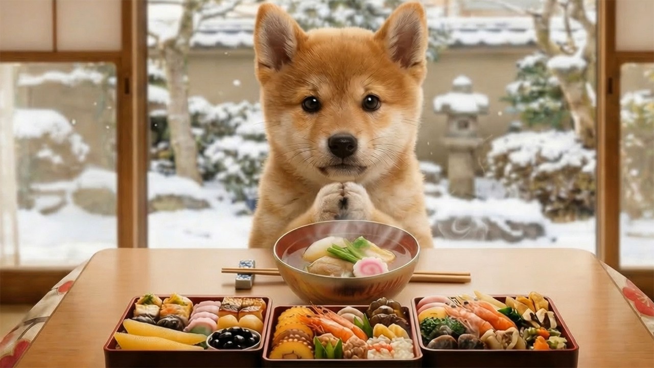 柴犬パピー小太郎のお正月（前編）お年玉たくさんもらったよ♪