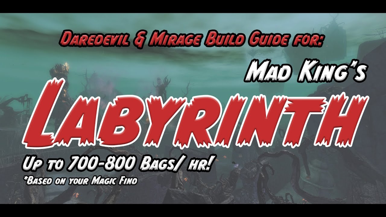 GW2 Mad King's Labyrinth Bag Farm 2020 - Daredevil & Mirage Build Guide & Walkthrough