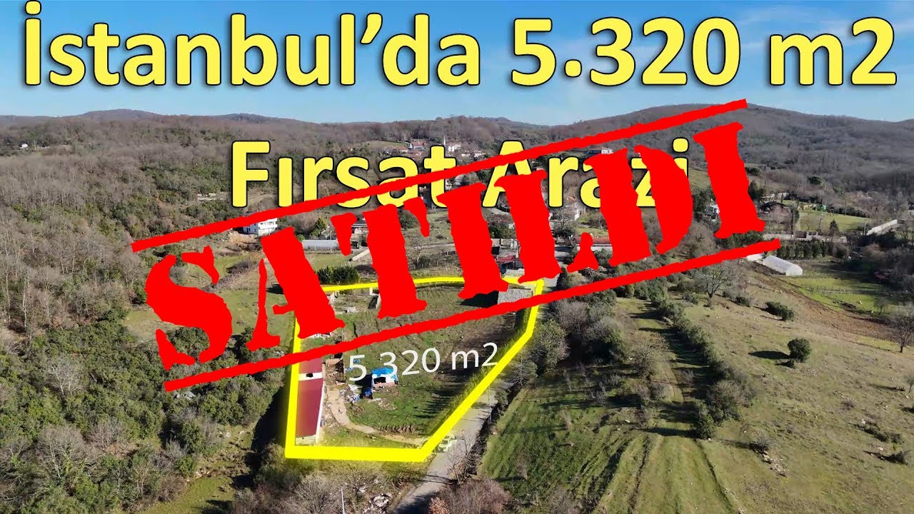 ‼️ SATILDI ‼️ İstanbul Şile Karabeyli Yerleşim Yeri İçinde 5.320 m2 Arazi Yatırım Fırsatı (çek-001)