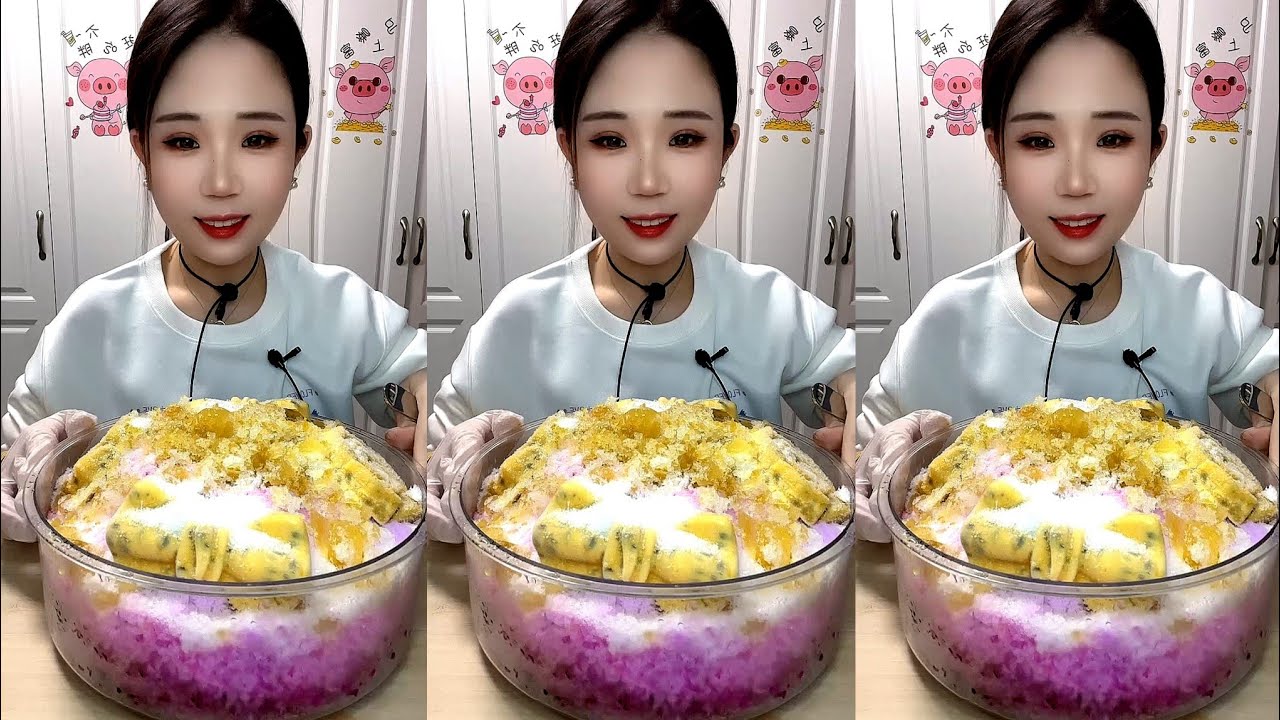 ASMR SHAVED ICE EATING YY