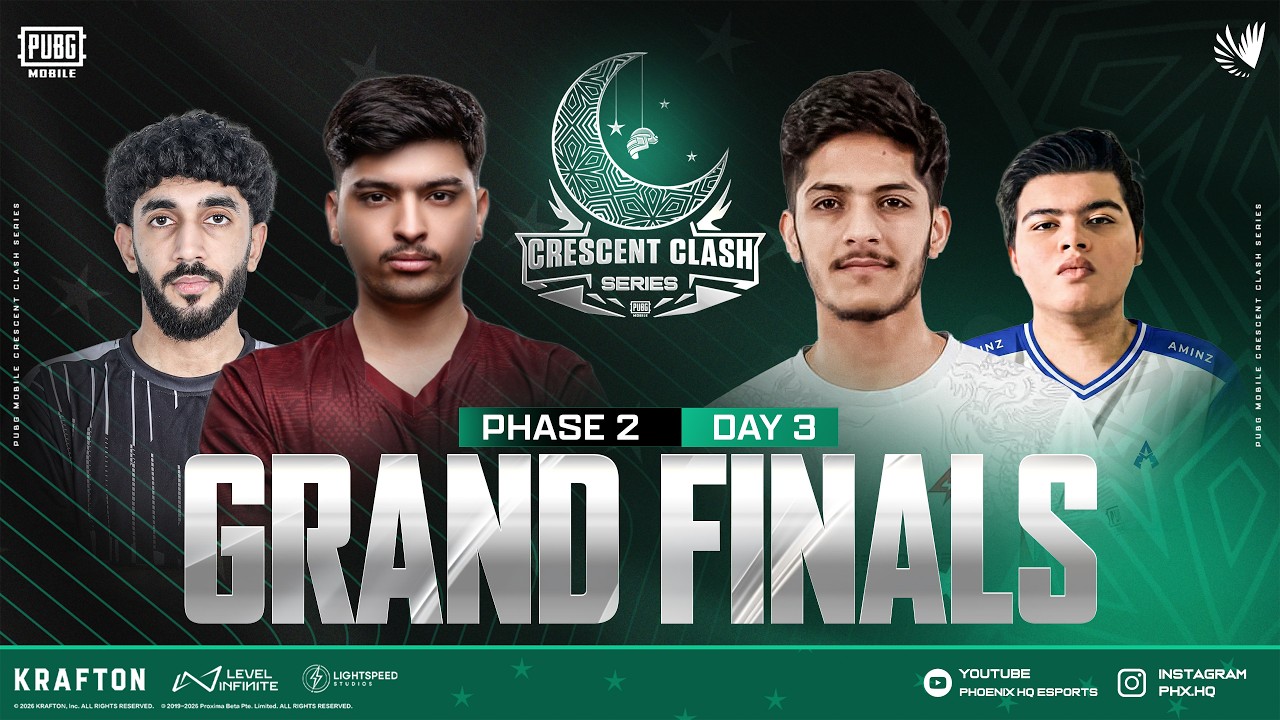 PUBGM CRESCENT CLASH SERIES | FINAL PHASE 2 | FT. #4T #ASi8 #LF #RD #SCYTES #PR