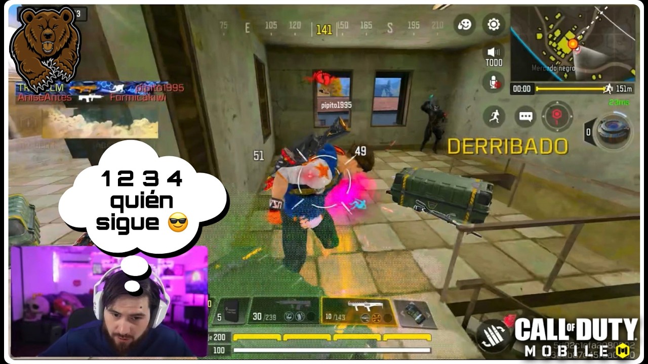 EL OSO SE VOLVIO LOCO❗️🤯PARTIDA FREN&Eacute;TICA😨|CALL OF DUTY MOBILE|