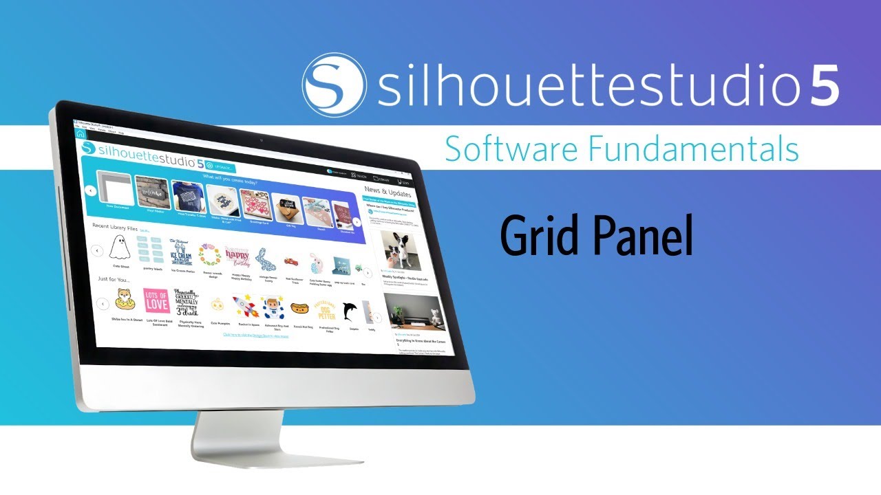 Silhouette Studio 5 | Grid Panel