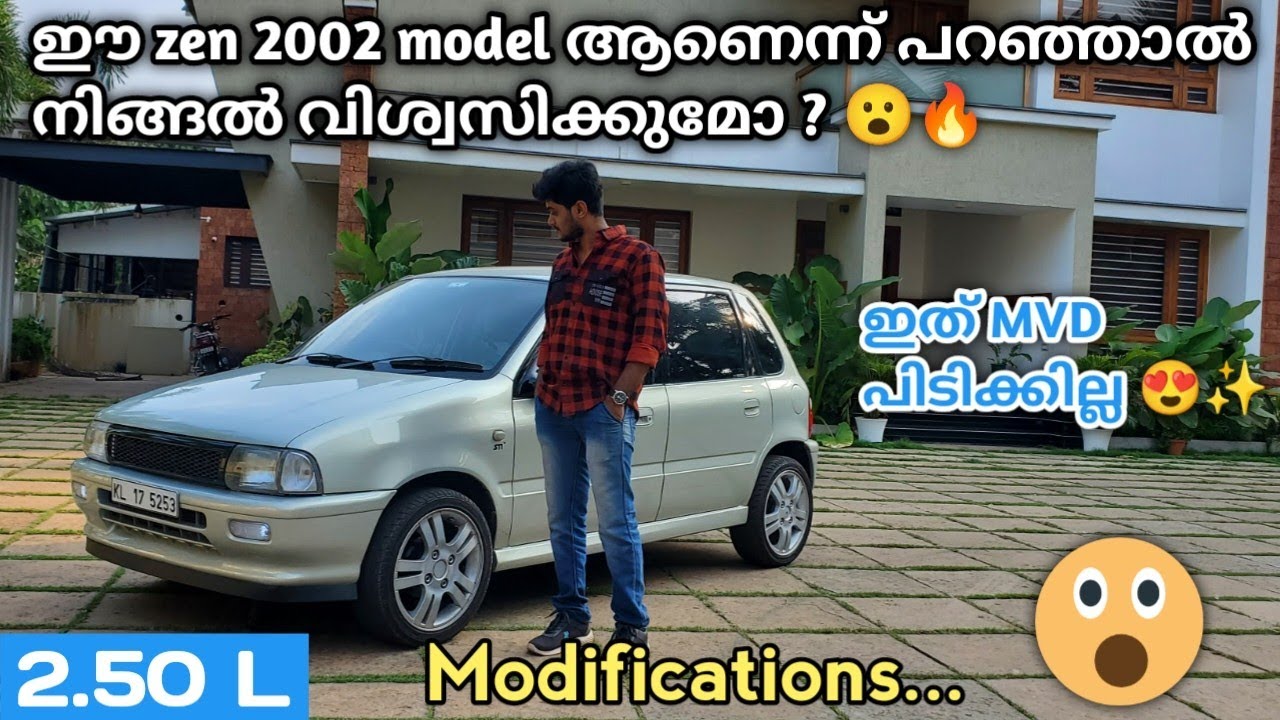 2002 model zen cleanly modified car review 😍💥 | Zen modified kerala | ആരും കണ്ടാൽ കൊതിച്ചുപോകും 😍❤️