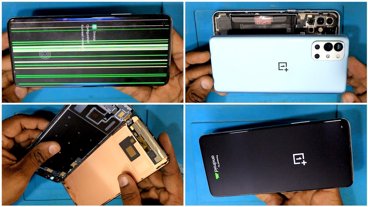Oneplus 9r green line issue solution / oneplus 9r display problem / oneplus 9r display replacement