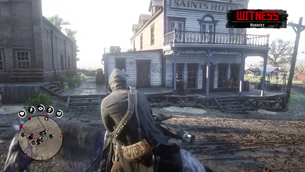 Red Dead Redemption 2 - Talking to Lawmen Investigating Your Crime