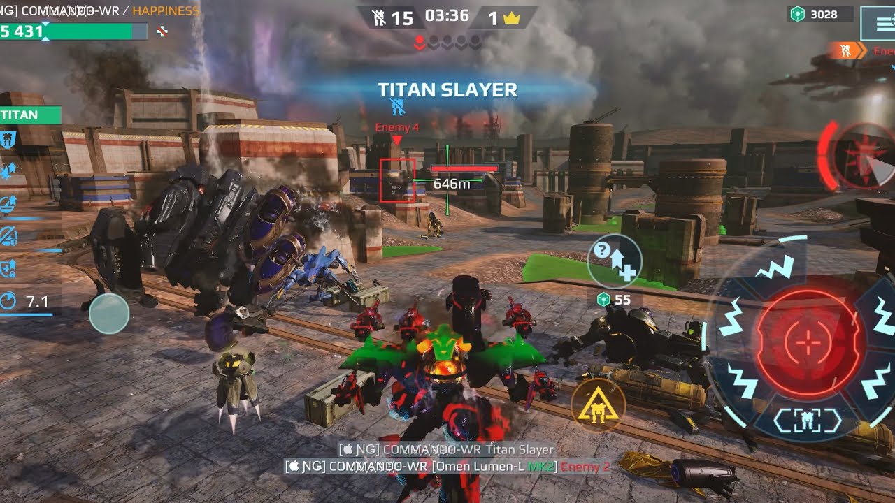 Vulcan New Energy Guns Overpowered | War robots gameplay 