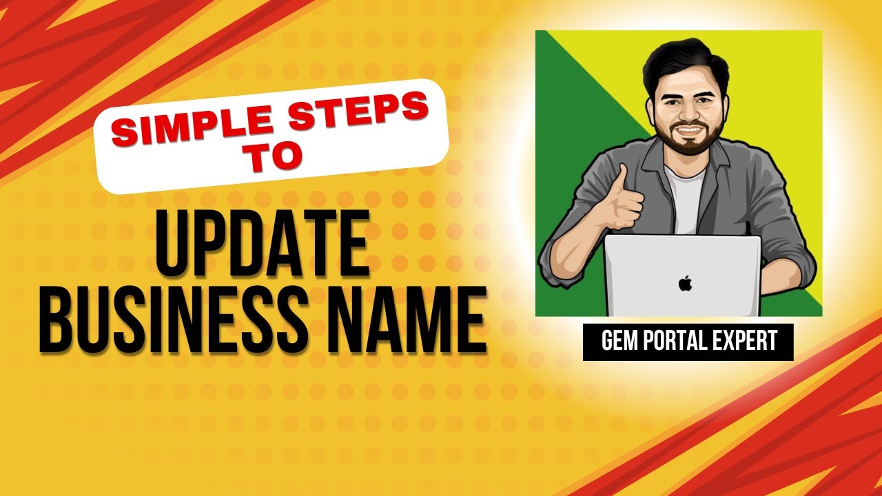 How to Update Business Name on GeM Portal (Step-by-Step Guide 2025)