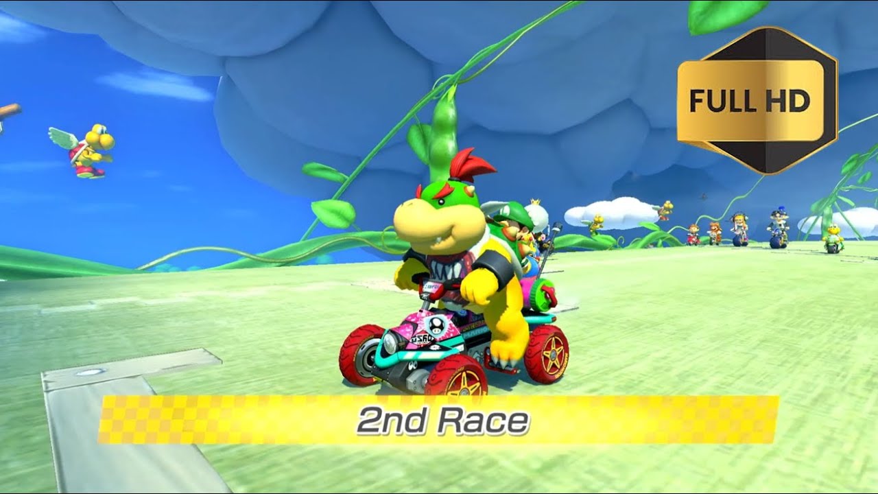 RED SHELLS & SHROOMS ONLY - MARIO KART 8 DELUXE GAMEPLAY in FULL HD