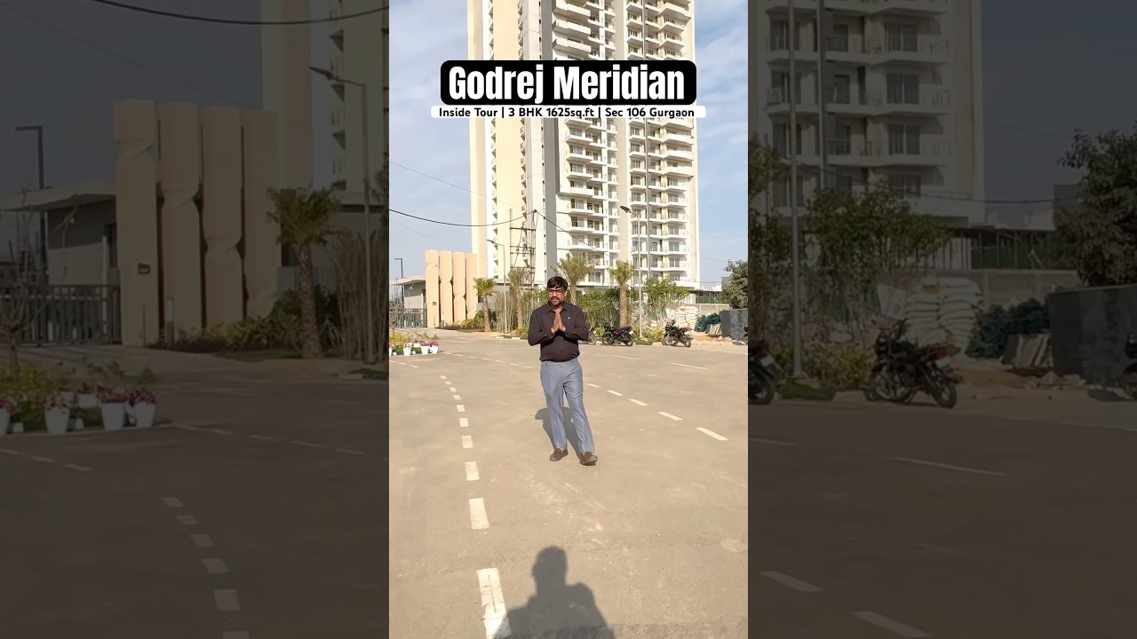 Inside Tour ❒ 3 BHK [ 1625 Sq.Ft ] Godrej Meridian Sector 106, Gurgaon ~ Dwarka Expressway
