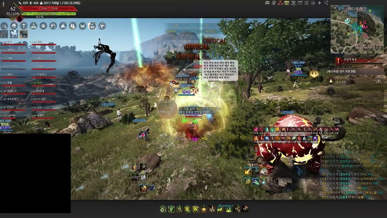 응애뉴비아처거점전 bdo archer node war pvp 검은사막