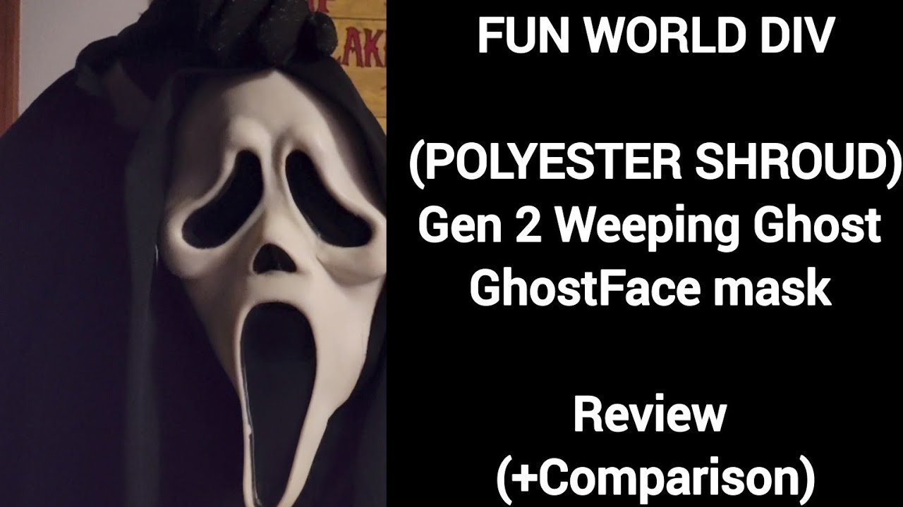 FEARSOME FACES/AS SEEN IN SCREAM GEN 2 GHOSTFACE MASK REVIEW: Fun World DIV 