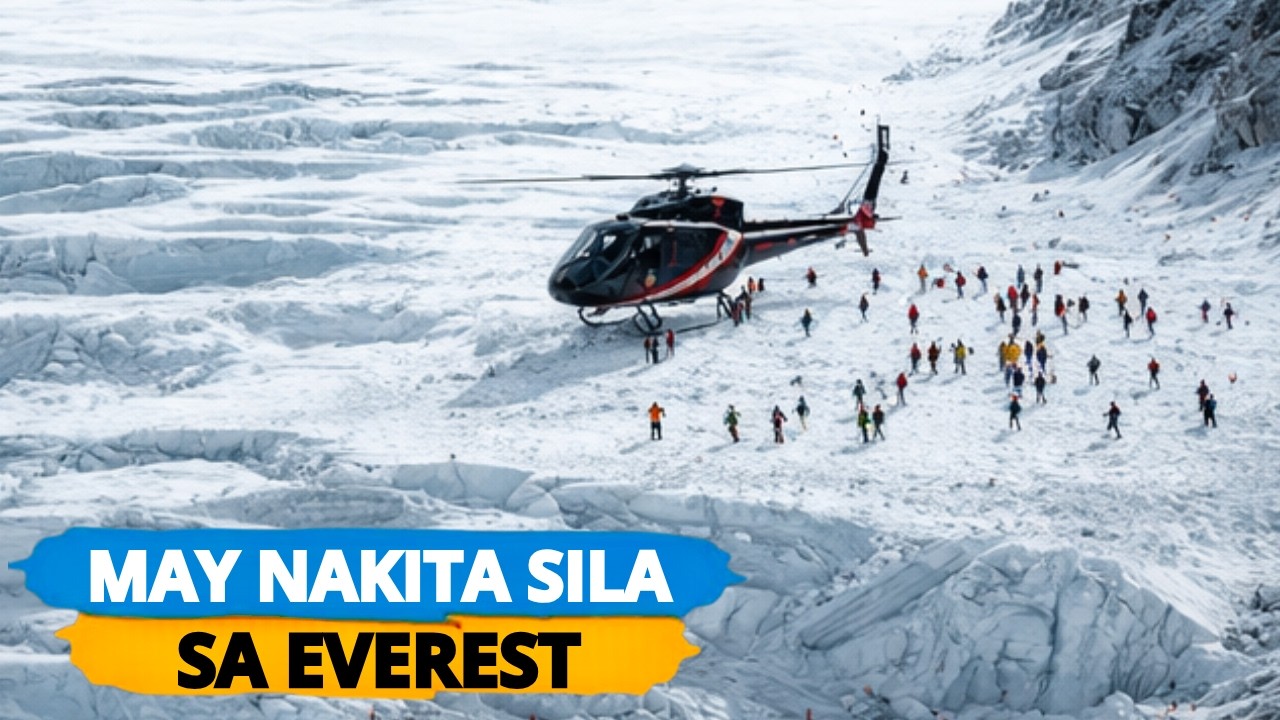 Nagpalipad sila ng Drone sa EVEREST at NAKATUKLAS sila ng mga KAKAIBANG BAGAY sa TUKTOK nito!