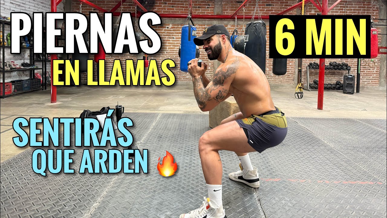 PIERNAS en Llamas: La Rutina de PIERNAS M&aacute;s INTENSA en 6 Minutos🔥