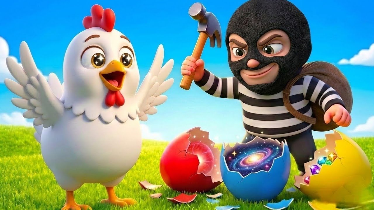 Mother Hen is Crying! | The Sad Story of the Stolen Eggs | Moral Story for Kids 🐔💔