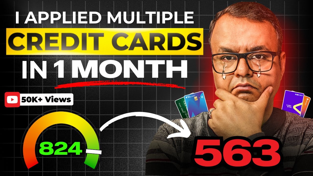 Does Applying Multiple Credit Cards HURT Your CIBIL Score? | Every Paisa Matters