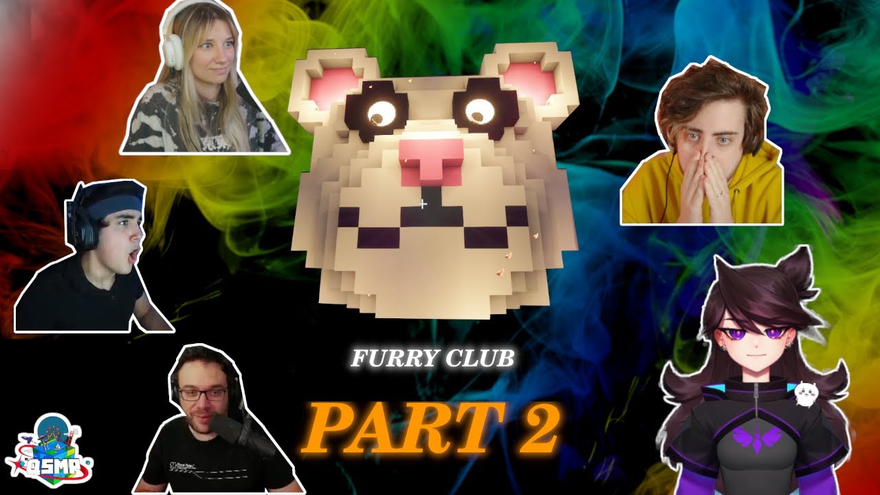QSMP: furry club  PART 2  reactions - Cellbit / Roier / Antoine Daniel / Jaidenhere / Baghera