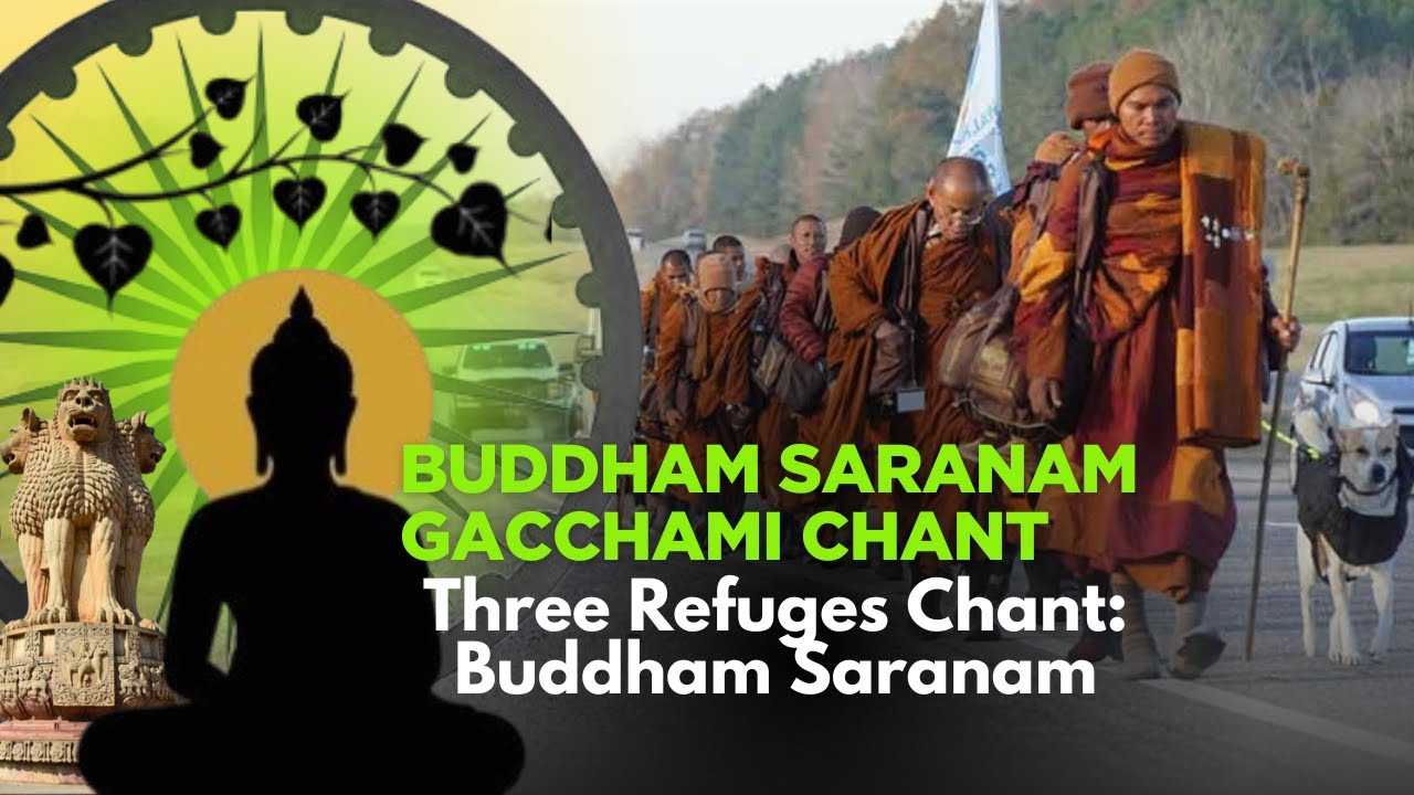 Three Refuges Chant:Buddham Saranam | Deep Peace & Self-Awakening Meditation | Buddham Saranam Gacch