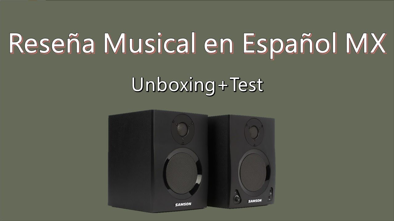 SAMSON MediaOne BT4 - Unboxing + Test | Reseña Musical en Español MX