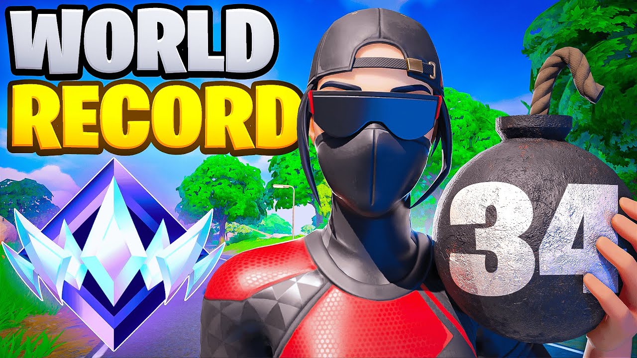 34 KILL WIN IN UNREAL SOLO RANKED (World record)
