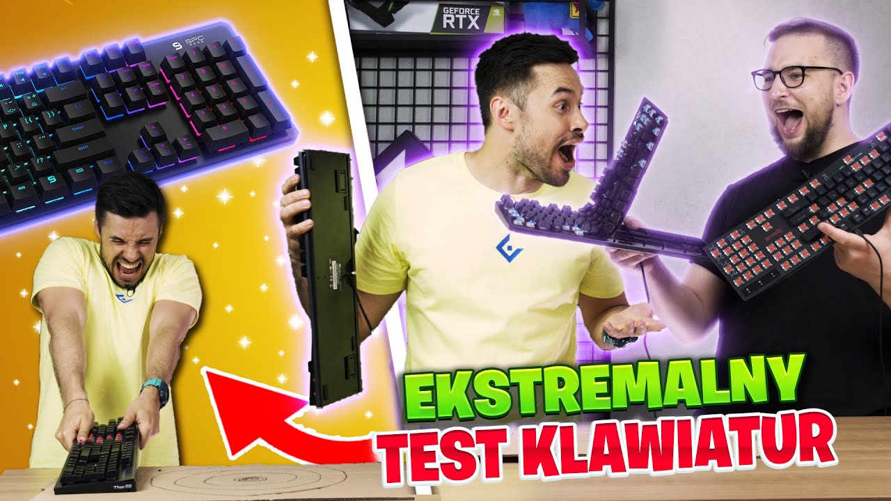 EKSTREMALNY TEST KLAWIATUR do gier