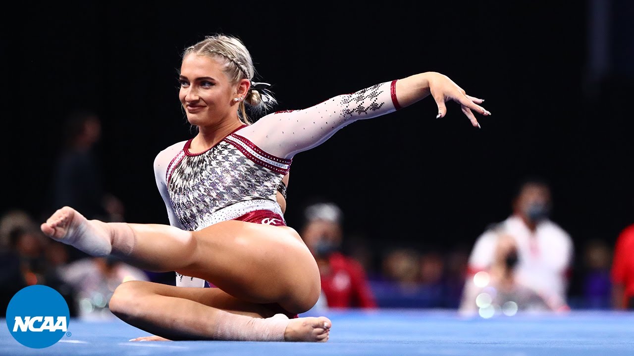 Lexi Graber co-championship floor routine — 2021 NCAA gymnastics championship semifinals