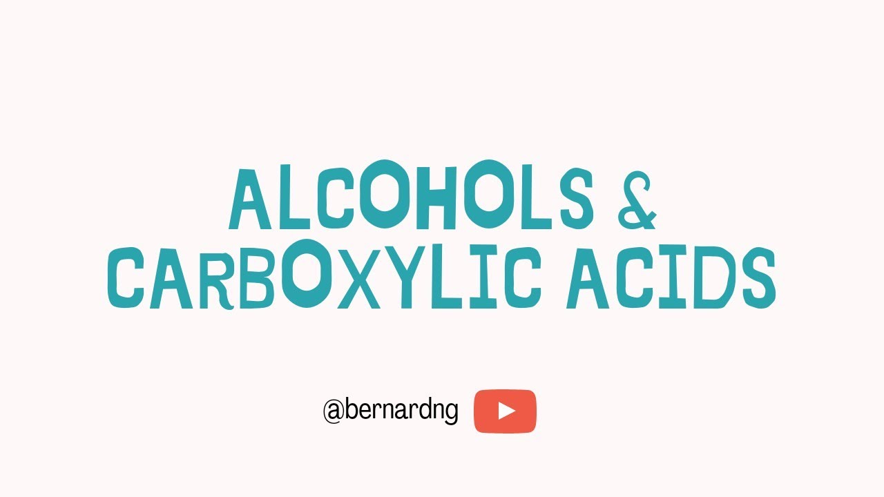 O-Level Chemistry | 24 | Alcohols & Carboxylic Acids [1/2]