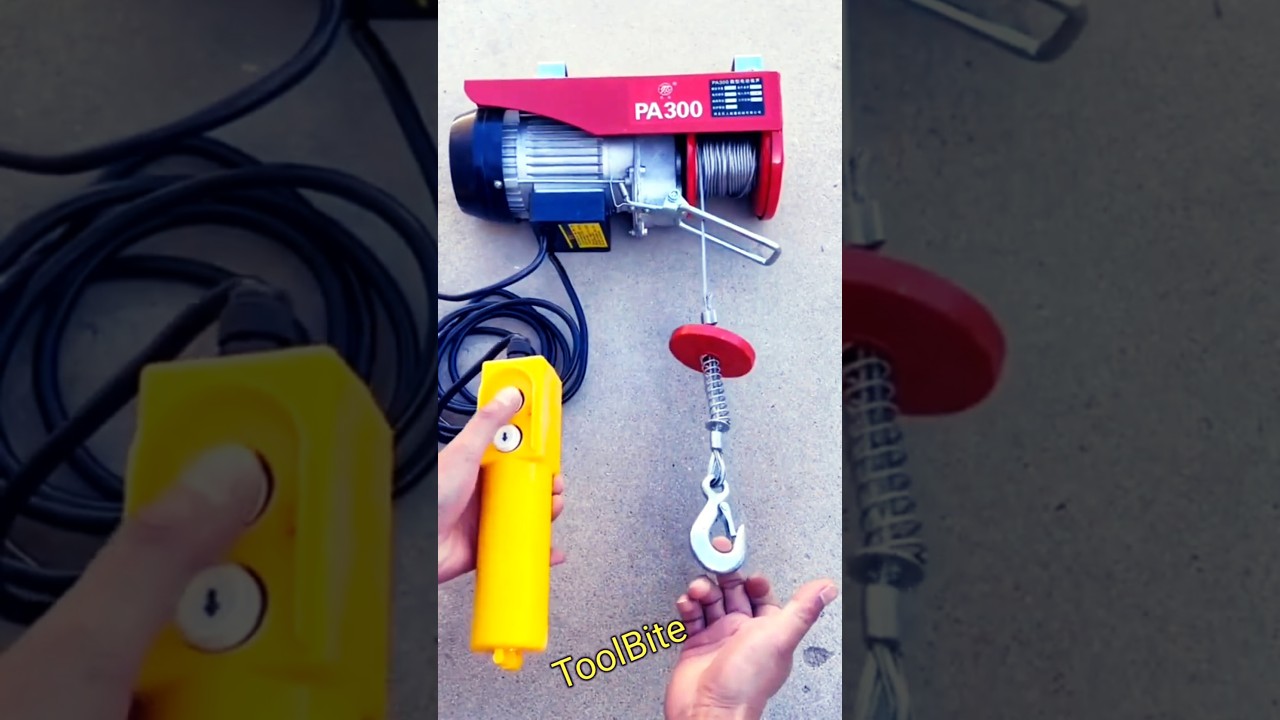 Electric Hoist Crane &ndash; Compact, Portable & Powerful Lifting Tool #shortsfeed
